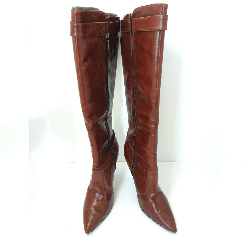 PELLE‎ Moda Leather Knee High Boots, Size 8